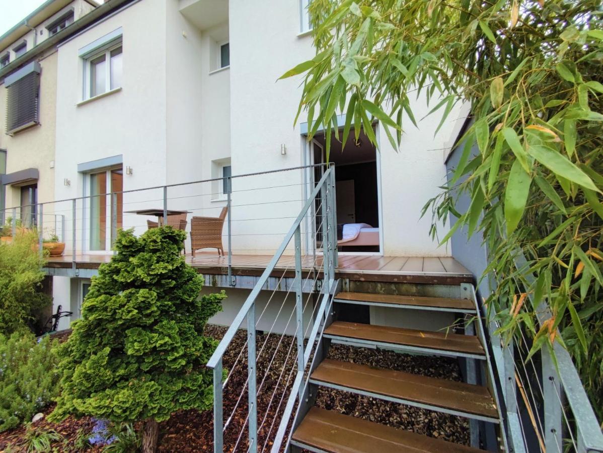 Zen Apartment - Spacious - Garden - Kitchen Karlsruhe Luaran gambar